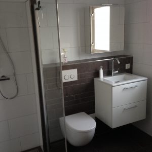 Vernieuwde badkamer